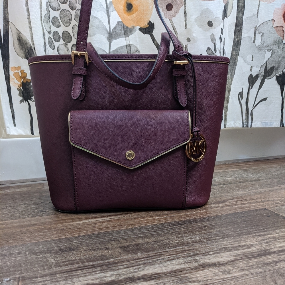 Michael Kors Burgundy Purse